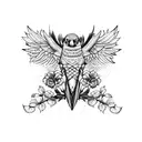 lorikeet tattoo design idea