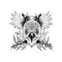 lorikeet tattoo design idea