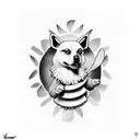 waffle tattoo design idea