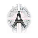 eiffel tower  tattoo design idea
