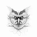 lorikeet tattoo design idea