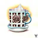 chocolate tattoo design idea