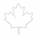 a canadian maple leaf tattoo design idea