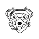 camera, filmstrip, whippet, mountains tattoo design idea