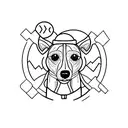 camera, camera roll, whippet and mountains tattoo design idea