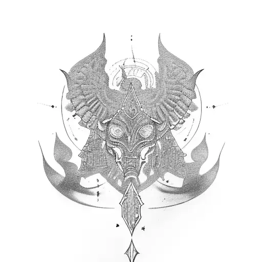 perspolis tattoo design idea