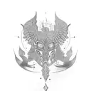 perspolis tattoo design idea