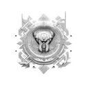 perspolis tattoo design idea