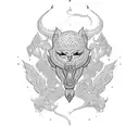 perspolis tattoo design idea