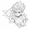 Hunter x hunter mark tattoo design idea