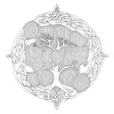 celtic tree of life  tattoo design idea