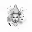 chef's knife tattoo design idea