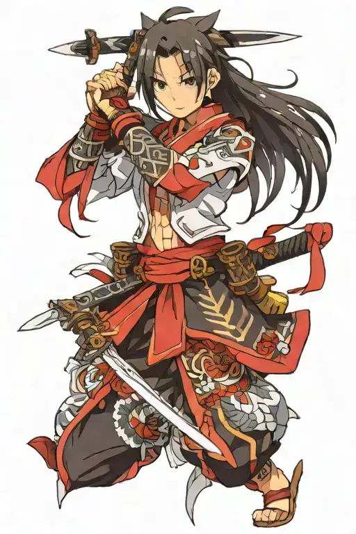 aincrad  from sword art online tattoo design idea