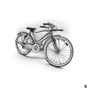 bicycle tattoo design idea