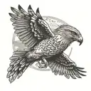 HAWK MOUNTAIN WITH S tattoo design idea