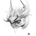 Deus ibis Toth tattoo design idea