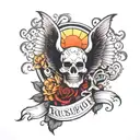 resurrection tattoo design idea