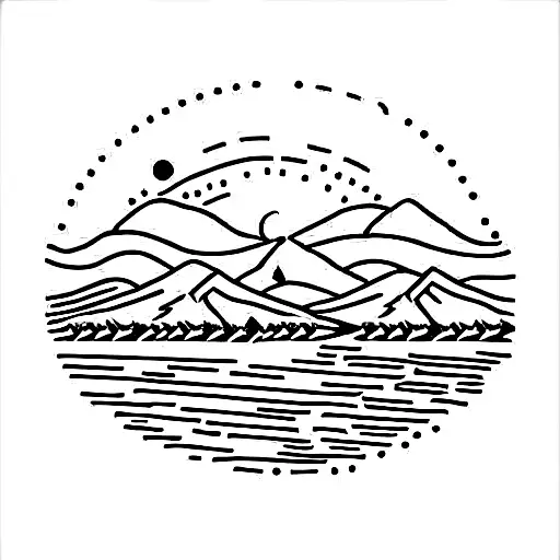 national parks tattoo design idea