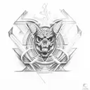 cruz tattoo design idea