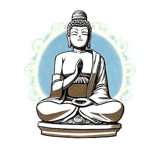 Buddha tattoo design idea