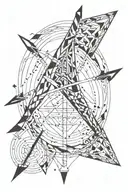 Sagittarius arrow  tattoo design idea