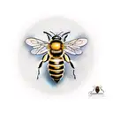 Honey Bee tattoo design idea