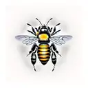 Honey Bee tattoo design idea