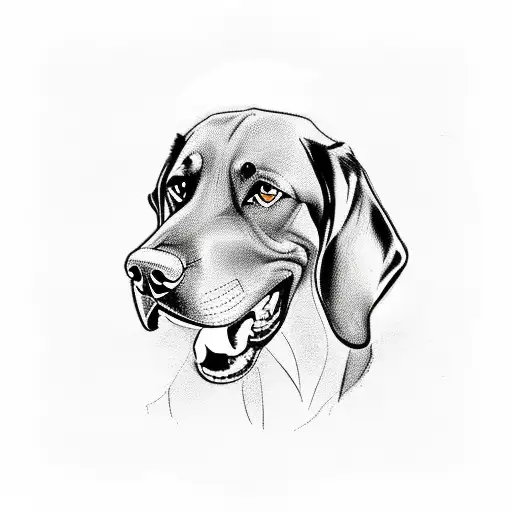 A film reel with a silhouette of a football player and their beloved Doberman and Labrador tattoo design idea