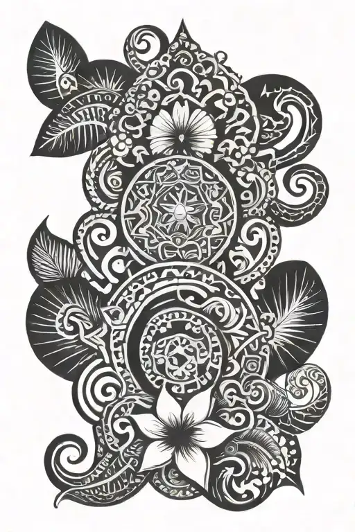 Polynesia tattoo design idea