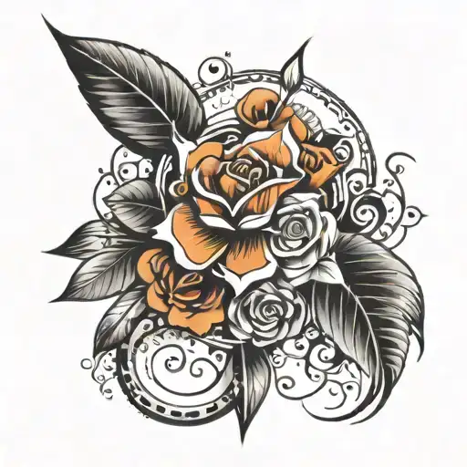 law of attraction  tattoo design idea