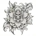 SH tattoo design idea