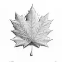 Maple Leaf tattoo design idea