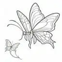 Chinese butterfly tattoo tattoo design idea