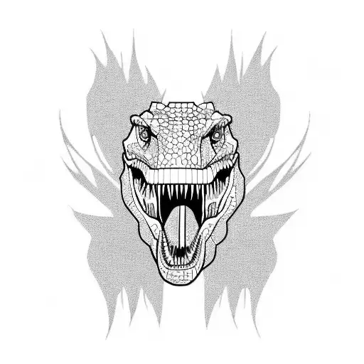Jurassic Park tattoo design idea