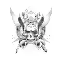 rock-and-roll tattoo design idea