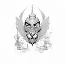 russia tattoo design idea