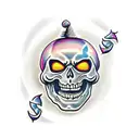 skeletor rider tattoo design idea