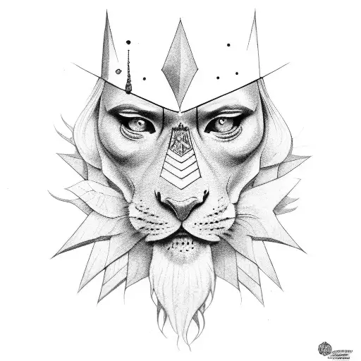American traditional gypsy tattoo design idea