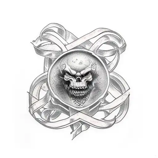 the mark of the seven deadly sins tattoo design idea