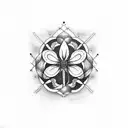 Clover tattoo design idea