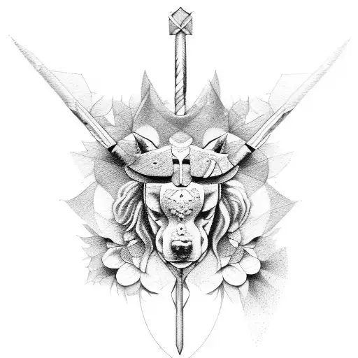 Sagittarius, Vancouver, dogwood flower tattoo design idea