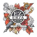 I need a tattoo made, something that represents strength and protection, with the letters Ezra in it tattoo design idea