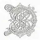 I need a tattoo made, something that represents strength and protection, with the letters Ezra in it tattoo design idea
