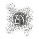 I need a tattoo made, something that represents strength and protection, with the letters Ezra in it tattoo design idea