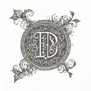 I need a tattoo made, something that represents strength and protection, with the letters Ezra in it tattoo design idea