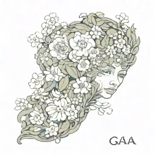 gaia tattoo design idea
