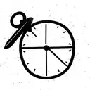 timeline with two dates tattoo design idea