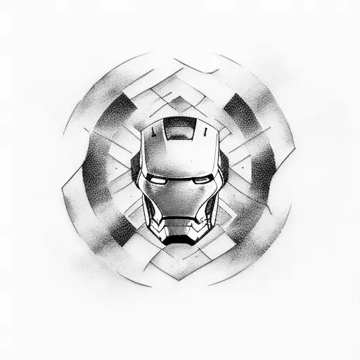 ironman tattoo design idea