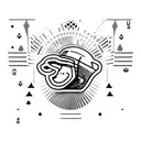 A football-themed sleeve tattoo featuring iconic moments and symbols from the sport tattoo design idea