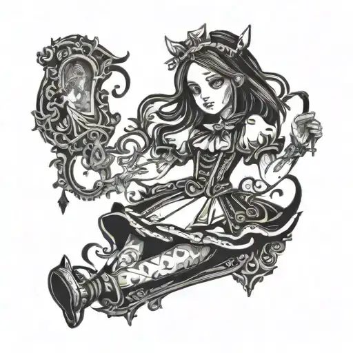 Alice madness returns tattoo tattoo design idea
